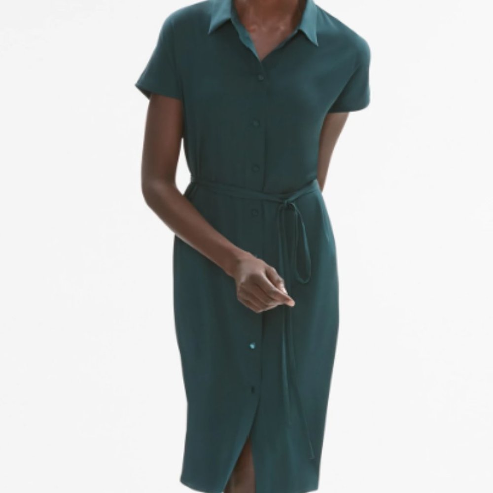 MM LaFleur Forest Green Nikita Dress M 6